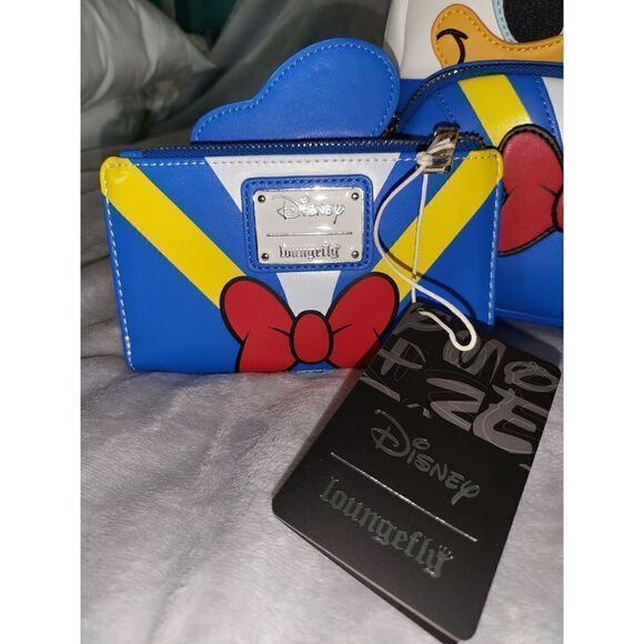 Loungefly Donald Duck Cosplay Faux Leather Mini Backpack Bundle main image 4